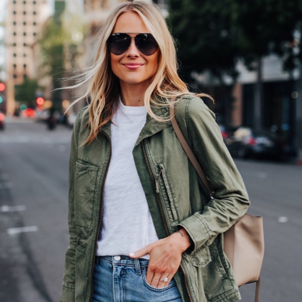 NWT Madewell Passage Jacket XXS Olive Surplus Green